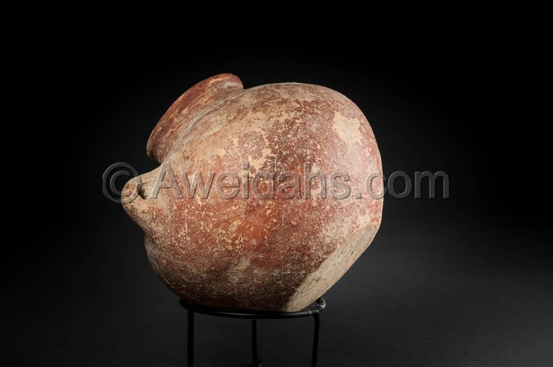 ANCIENT BIBLICAL EARLY BRONZE AGE SPOUTED VESSEL, 3000 BC