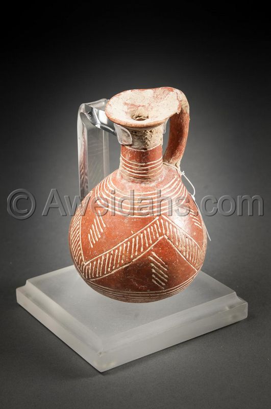 Ancient Cypriot polished pottery jungle, 2nd Millennium BC