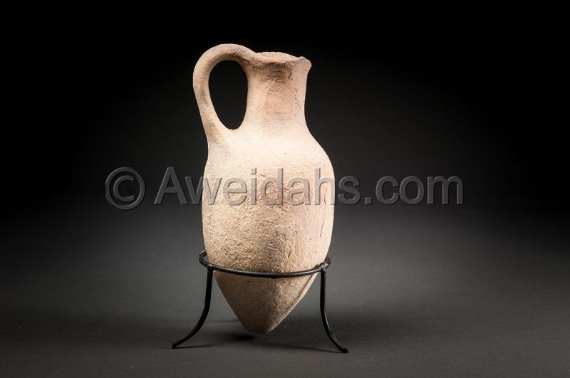 ANCIENT BIBLICAL LATE BRONZE AGE WINE JUGLET, 1550 BC