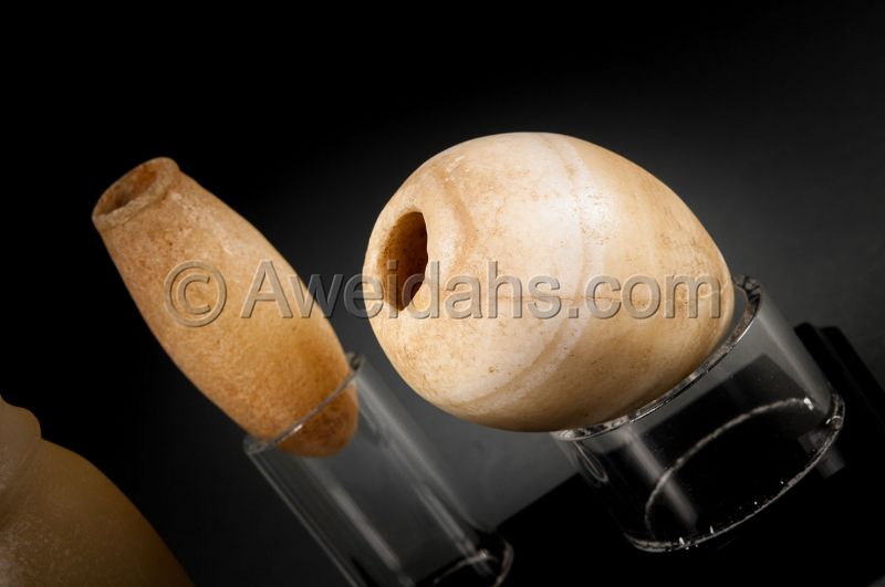 Ancient Egyptian cosmetic alabaster set, 2000 BC