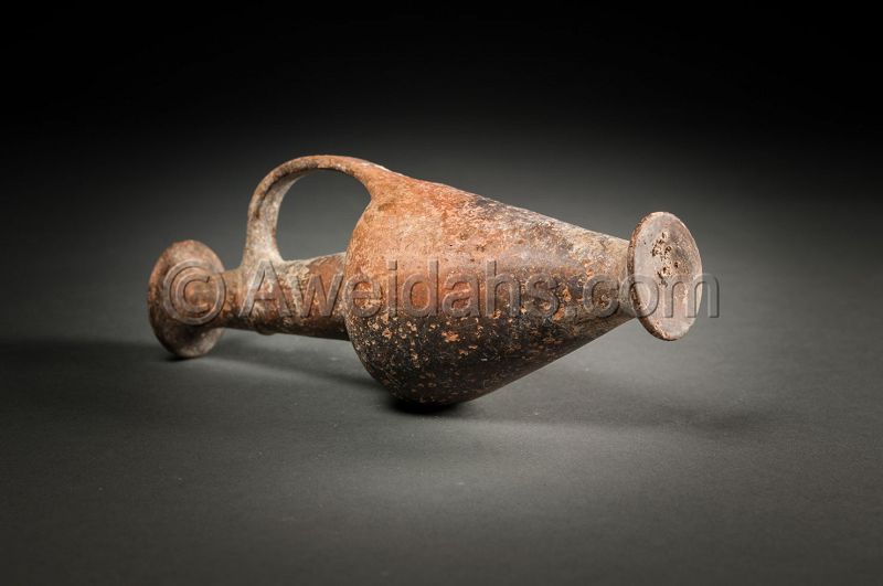 ANCIENT CYPRIOT BURNISHED POTTERY BILBIL, 1550 BC