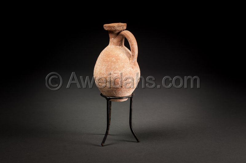 ANCIENT ROMAN POTTERY PERFUME JAR, 100 AD