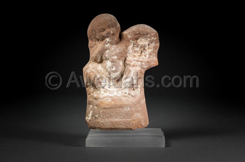 Hollow terracotta figure of harpocrates, 100 BC/AD