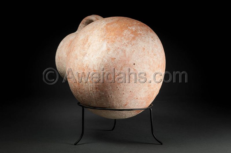 ANCIENT BIBLICAL IRON AGE POTTERY VESSEL, 1000 BC