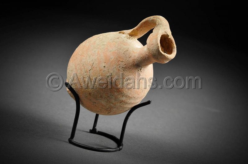 Ancient Roman Herodian pottery perfume jar, 37 BC - 70 AD