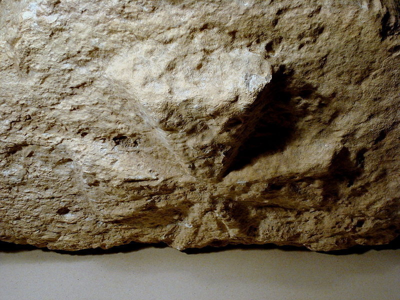 An Ancient Byzantine Stone Fragment With A Cross Relief