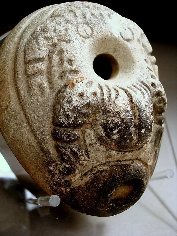 Rare, Roman-egyptian Frog Pottery Oil Lamp, 200 AD