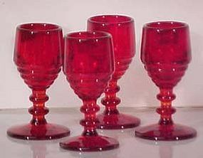 Paden City Penny Line Ruby Red Cordials