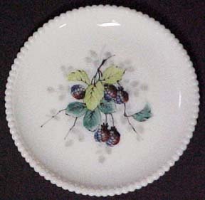 Westmoreland Fruits Beaded Edge 7&quot; Plate, Black Berry