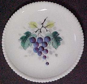 Westmoreland Fruits Beaded Edge, Grape 7" Plate