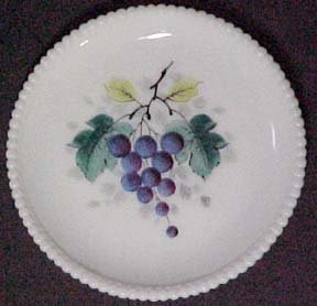 Westmoreland Fruits Beaded Edge, Grape 7&quot; Plate