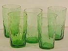 Seneca Driftwood Green Juice Tumblers