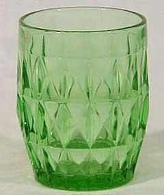 Jeannette Windsor Diamond Green 3.75" Tumbler