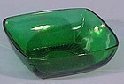 Fire King Forest Green Charm Dessert Bowl