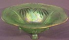 Fostoria Palm Leaf Green 12" Bowl