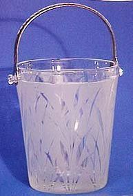 Fenton San Toy Etched Ice Bucket