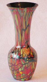 Fenton Mosaic (new) 8.5&quot; Vase
