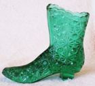 Fenton Spring Green Daisy & Button Boot