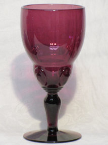 New Martinsville Moondrops Amethyst 9 oz. Water Goblet