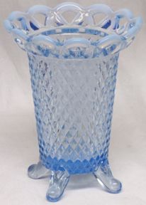 Imperial Katy Blue 5&quot; Vase (Open Lace)