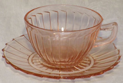 Jeannette Sierra Pink Cup & Saucer