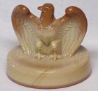 Fenton Bicentennial Eagle Paperweight, Chocolate