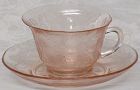 MacBeth-Evans Pink Dogwood Cup & Saucer