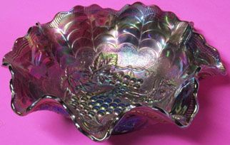 Northwood Carnival Grape and Cable 10.5&quot; Bowl