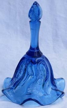 Fenton Medium Blue Paisley Bell