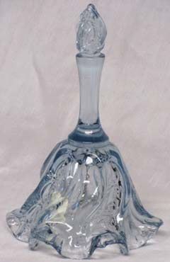 Fenton Lite Blue Paisley Bell