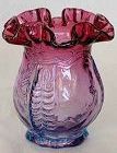 Fenton New Mulberry Mini Vase