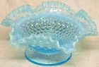 Fenton Blue Opalescent 8" Bowl