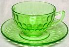 Federal Vaseline Cup & Saucer Thumbprint