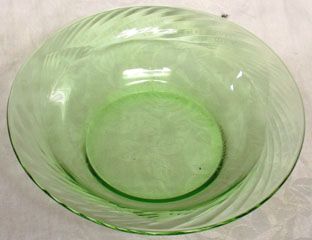 Green Pyrex Soup, 8"