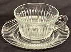 Hocking Queen Mary Cup and Saucer