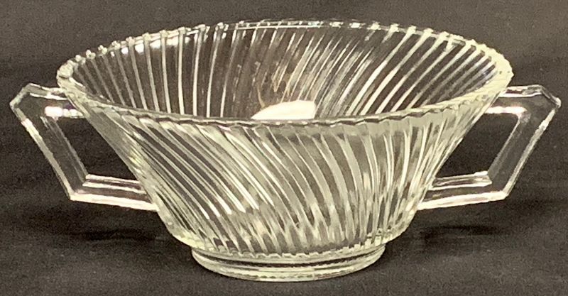 Federal Glass Diana Cream Soup Bowl