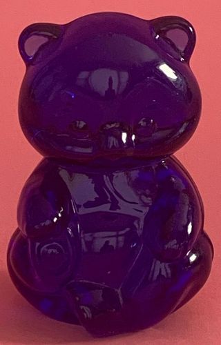 Fenton Royal Blue (Cobalt) Bear