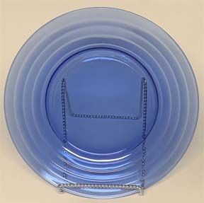 Hazel-Atlas Moderntone Blue 8" Plate