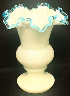 Fenton Aqua-Crest 7" Vase