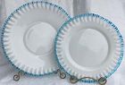 Fenton Blue Crest Dinner Plate 10.5" or Salver 12"