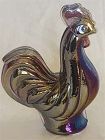 Fenton Plum Carnival Mini Rooster