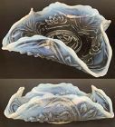 Fenton Waterlillies and Cattails Square Bowl