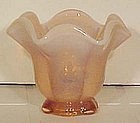 Duncan & Miller Pink Opalescent Canterbury Footed Vase