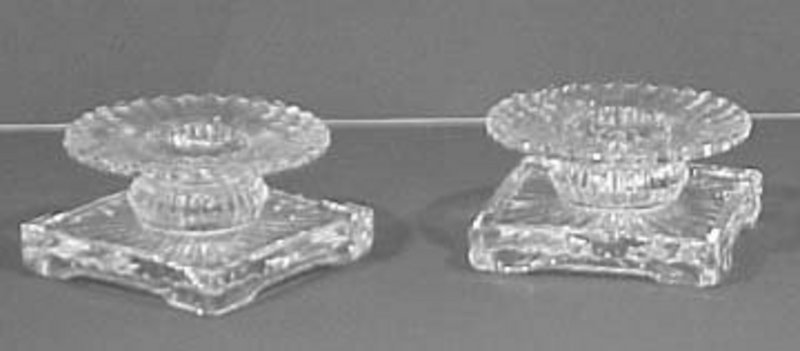 Heisey Ridgeleigh Single Candlesticks