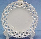 Westmoreland Forget-Me-Not Plate milkglass