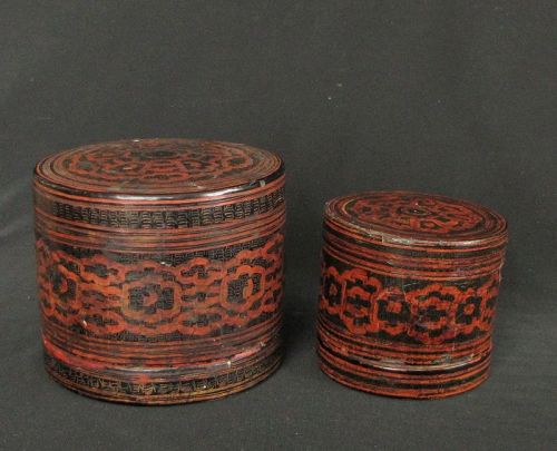 Burmese Lacquer Boxes