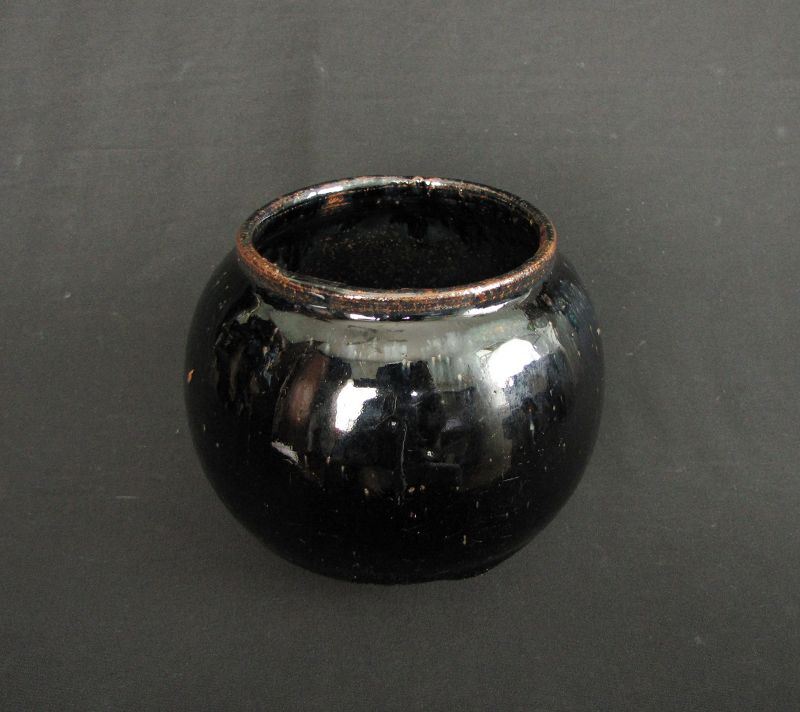 Cizhou Black Glazed Jar  宋朝 磁州窯