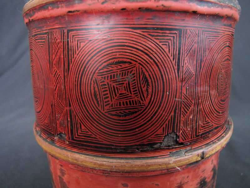 Antique Shan Lacquer Box