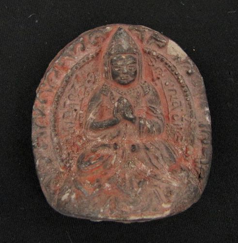 Mongolian Clay Amulet