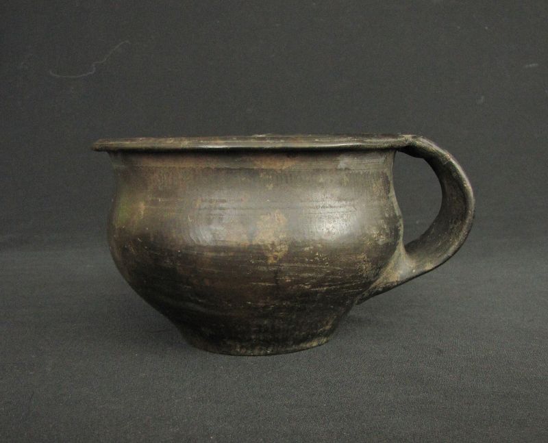 Han Dynasty Black Pottery Cup